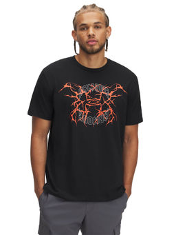 Under Armour - Black Printed Regular Fit T-shirt