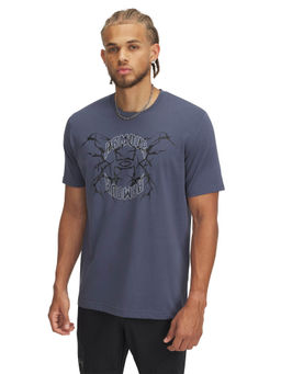 Under Armour - Grey Solid Regular Fit T-shirt