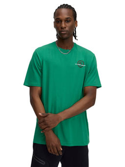 Under Armour - Green Typography Regular Fit T-shirt