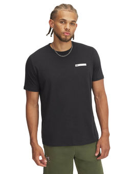 Under Armour - Black Solid Regular Fit T-shirt