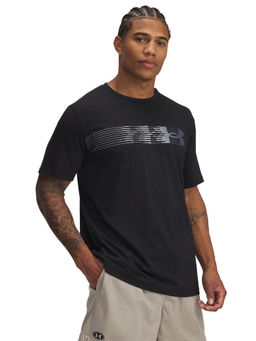 Under Armour - Black Printed Regular Fit T-shirt