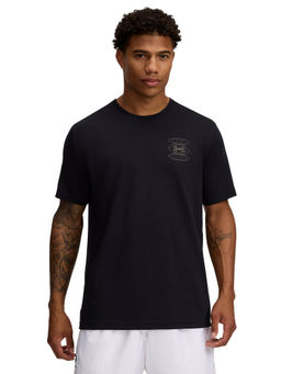 Under Armour - Black Printed Regular Fit T-shirt