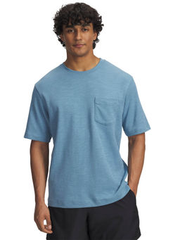 Under Armour - Blue Solid Regular Fit T-shirt