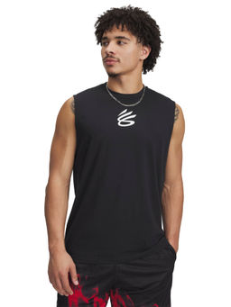 Under Armour - Black Solid Loose Fit Tank