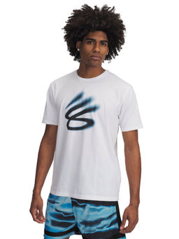 Under Armour - White Solid Regular Fit T-shirt