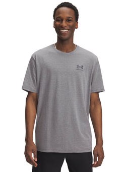 Under Armour - Grey Solid Regular Fit T-shirt