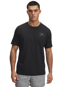 Under Armour - Black Solid Regular Fit T-shirt