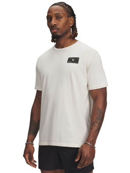 Under Armour - White Solid Regular Fit T-shirt