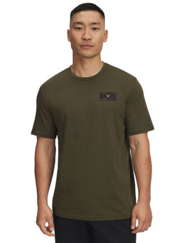 Under Armour - Green Solid Regular Fit T-shirt