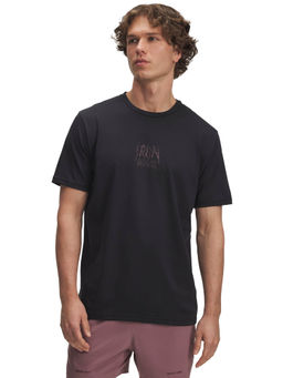 Under Armour - Black Typography Regular Fit T-shirt