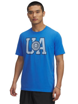 Under Armour - Blue Printed Regular Fit T-shirt
