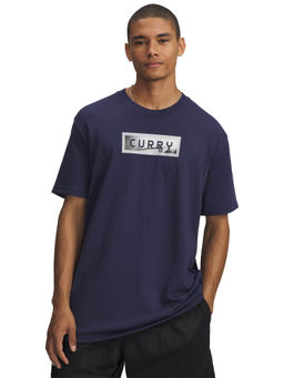 Under Armour - Blue Printed Regular Fit T-shirt