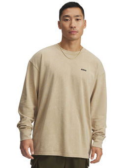Under Armour - Beige Solid Regular Fit T-shirt