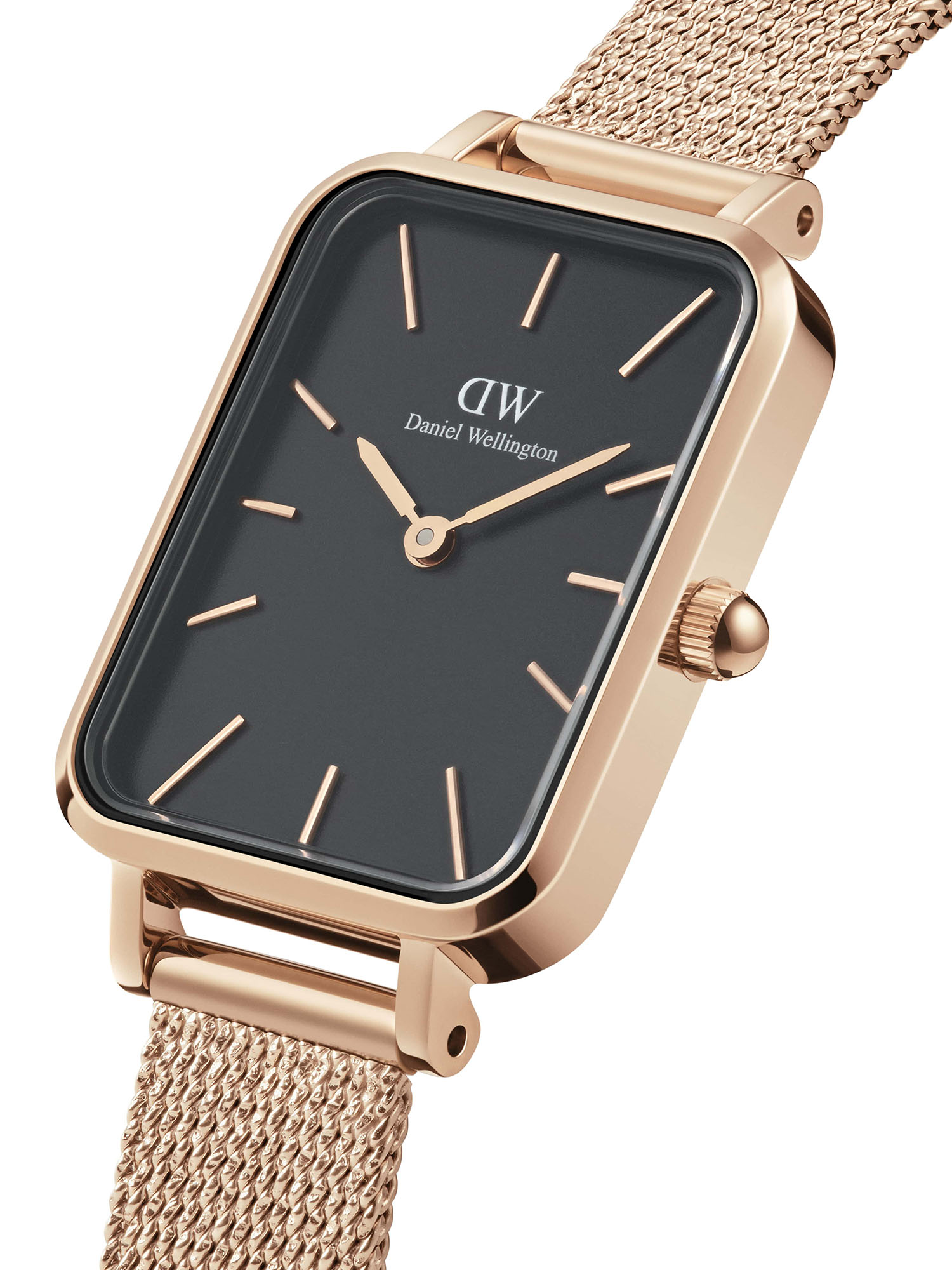 Buy Daniel Wellington Gift Set Quadro Melrose 20X26 mm Black Dial