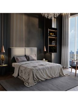 Stoa Paris - Whispers of Paris Percale Hazel Ivy Super King Bed Sheet Set with 2 Pillow Cover