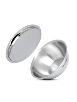 Bergner - Argent Stainless Steel Tasra With Lid, 20 Cm, 1.5 Litres. Induction Base. (1)
