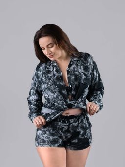 Keepfit - Black Abstract 3 Piece Swimset For Women