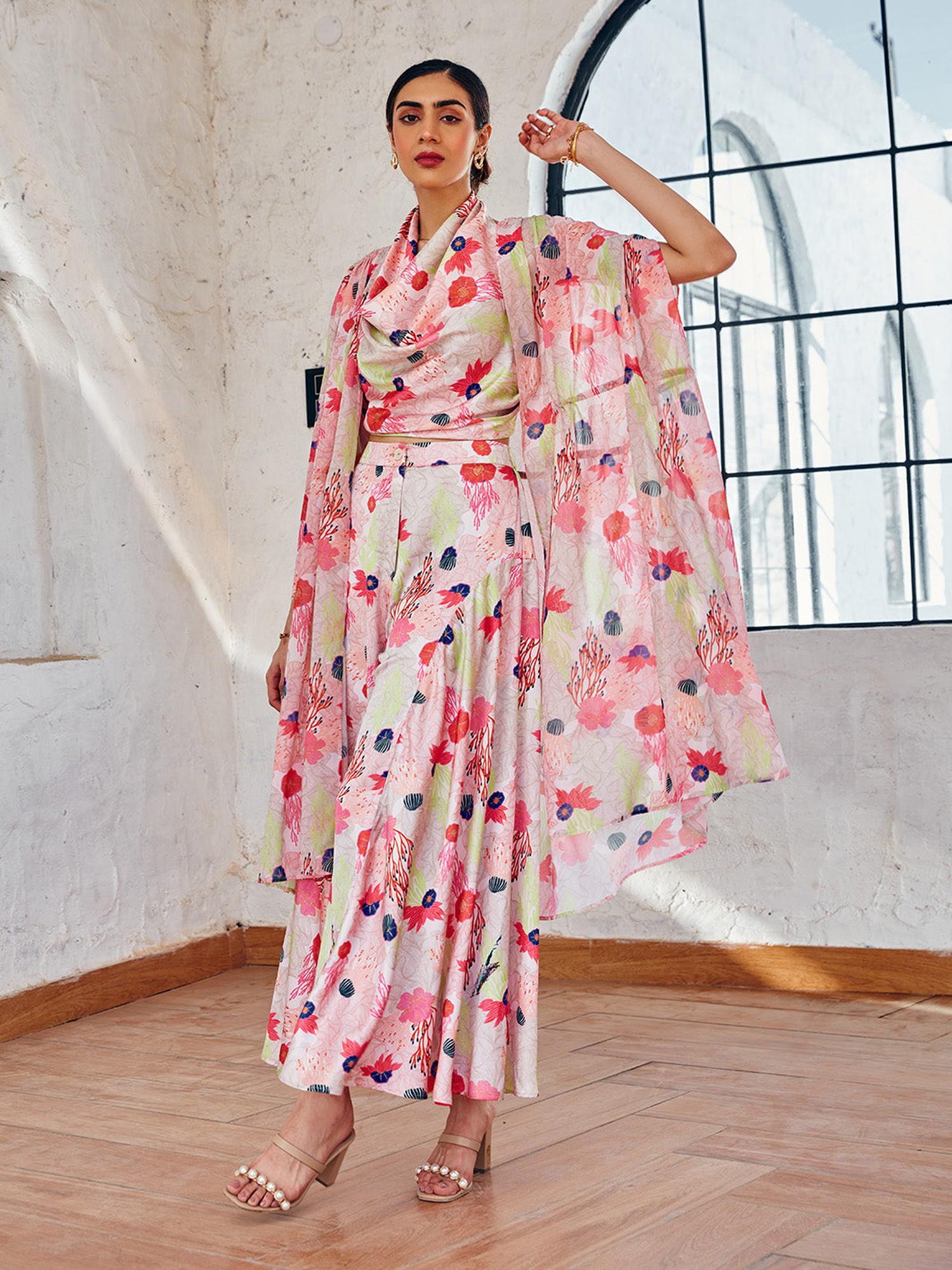 Coral rush Floral Coral Cape-picture-16