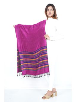 Oswal Shawls - Woven Pink Shawl