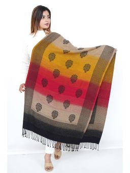 Oswal Shawls - Colorblock Multi-Color Shawl