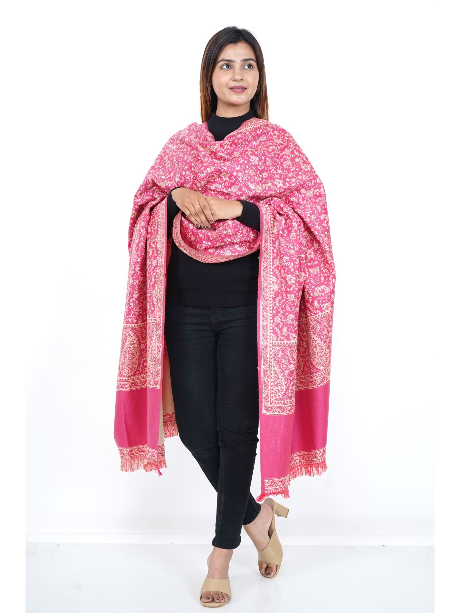 pink shawl online