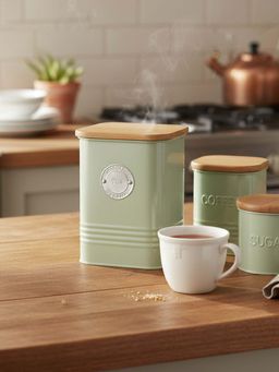 Typhoon - Squircle Premium Tea Storage Canister - Mint Green
