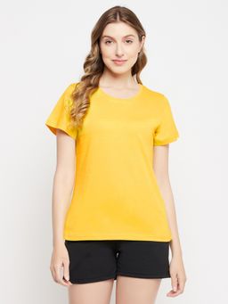Clovia - Cotton Solid Sleep Top