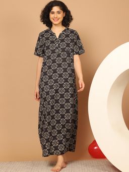 Indreams - Printed Maxi Nightdress