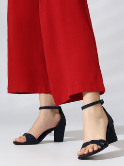 Inc.5 - Women Navy Blue Casual Sandal Heels