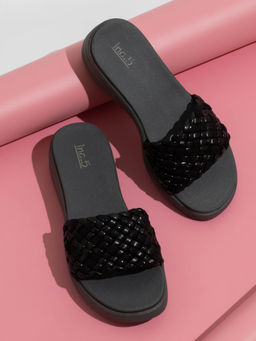 Inc.5 - Women Black Casual Wedges