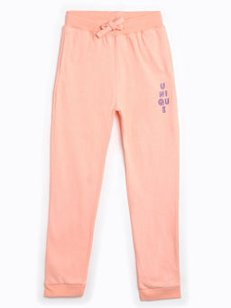 Campana - Iris 100% Cotton Jersey Joggers - Unique Print - Peach