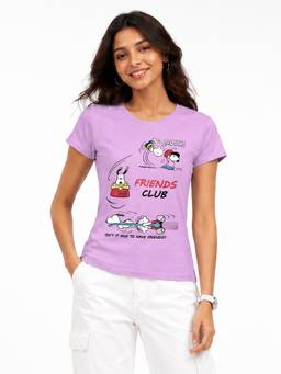 MIXT by Nykaa Fashion - Women Peanuts Printed Regular Fit Top