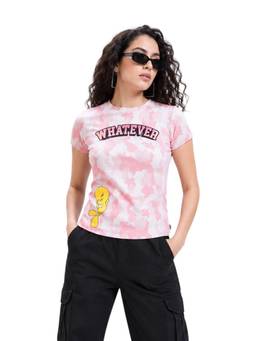 MIXT by Nykaa Fashion - Women Looney Tunes Printed Regular Fit Top