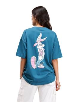 MIXT by Nykaa Fashion - Women Oversize Looney Tunes Print Top
