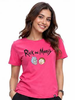 MIXT by Nykaa Fashion - Women Rick & Morty Printed Half Sleeve Regular Fit Top