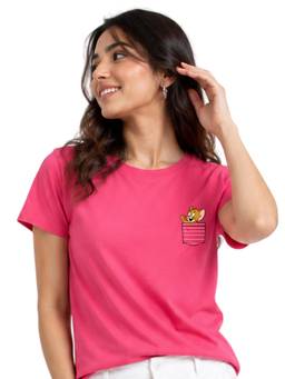 MIXT by Nykaa Fashion - Women Regular Fit T-Shirt - Pink