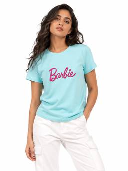 MIXT by Nykaa Fashion - Women Barbie Printed Half Sleeve Regular Fit Top