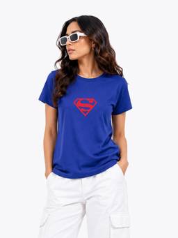 MIXT by Nykaa Fashion - Women Superman Printed Hs Regular Fit Top