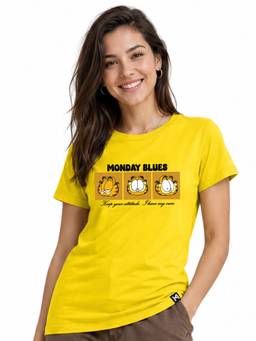 MIXT by Nykaa Fashion - Women Garfield Printed Half Sleeve Regular Fit Top
