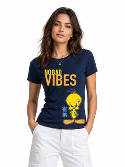 MIXT by Nykaa Fashion - Womens Looney Tunes Printed Regular Fit Top