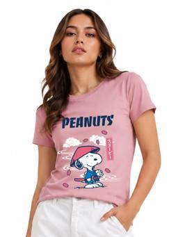 MIXT by Nykaa Fashion - Womens Peanuts Printed Regular Fit Top
