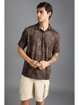 FREAKINS - Safari Print Polo T-Shirt