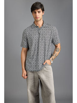 FREAKINS - Florean Print Polo T-Shirt