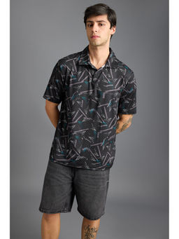 FREAKINS - Abstruse Print Polo T-Shirt