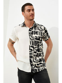 Trendyol - Man Off White Casual Shirt