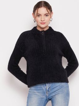 Madame - Black Lining Sweater for Women