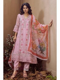 Autumnlane - Disha Orchid Elegant Kurta Pant with Dupatta (Set of 3)
