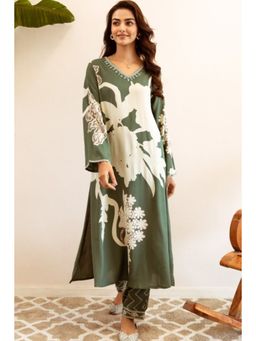 Autumnlane - Sargun Fern Kurta and Pant (Set of 2)