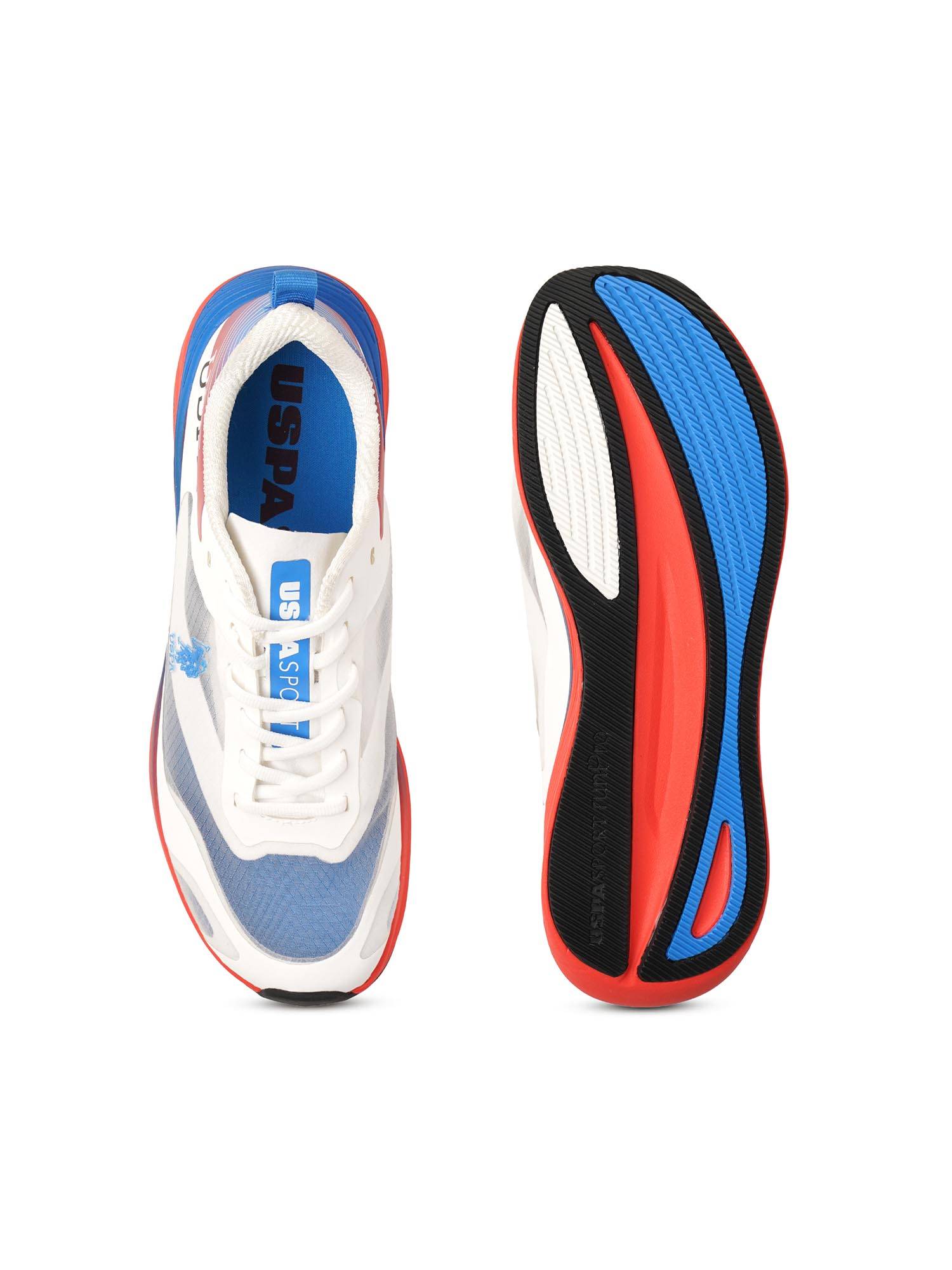 Buy U.S. POLO ASSN. Men Henry White Running Shoes (UK 10) Online