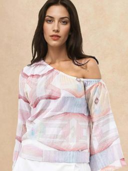 RAREISM - Women Polyester Regular Top Multi-Color